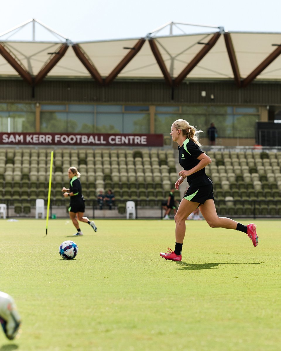 TheMatildas's tweet photo. Back on the pitch 🏃

🇦🇺v🇰🇵 13.03.26 6pm AWST - Perth
📺💻📱: @10FootballAU 
📻: ABC Sport &amp; ABC Listen
🎟️ Tickets: https://t.co/jrlpQFZKjA

#Matildas #HowWeWaltz #TilitsDone #WAC2026 https://t.co/8lTtptSB7A