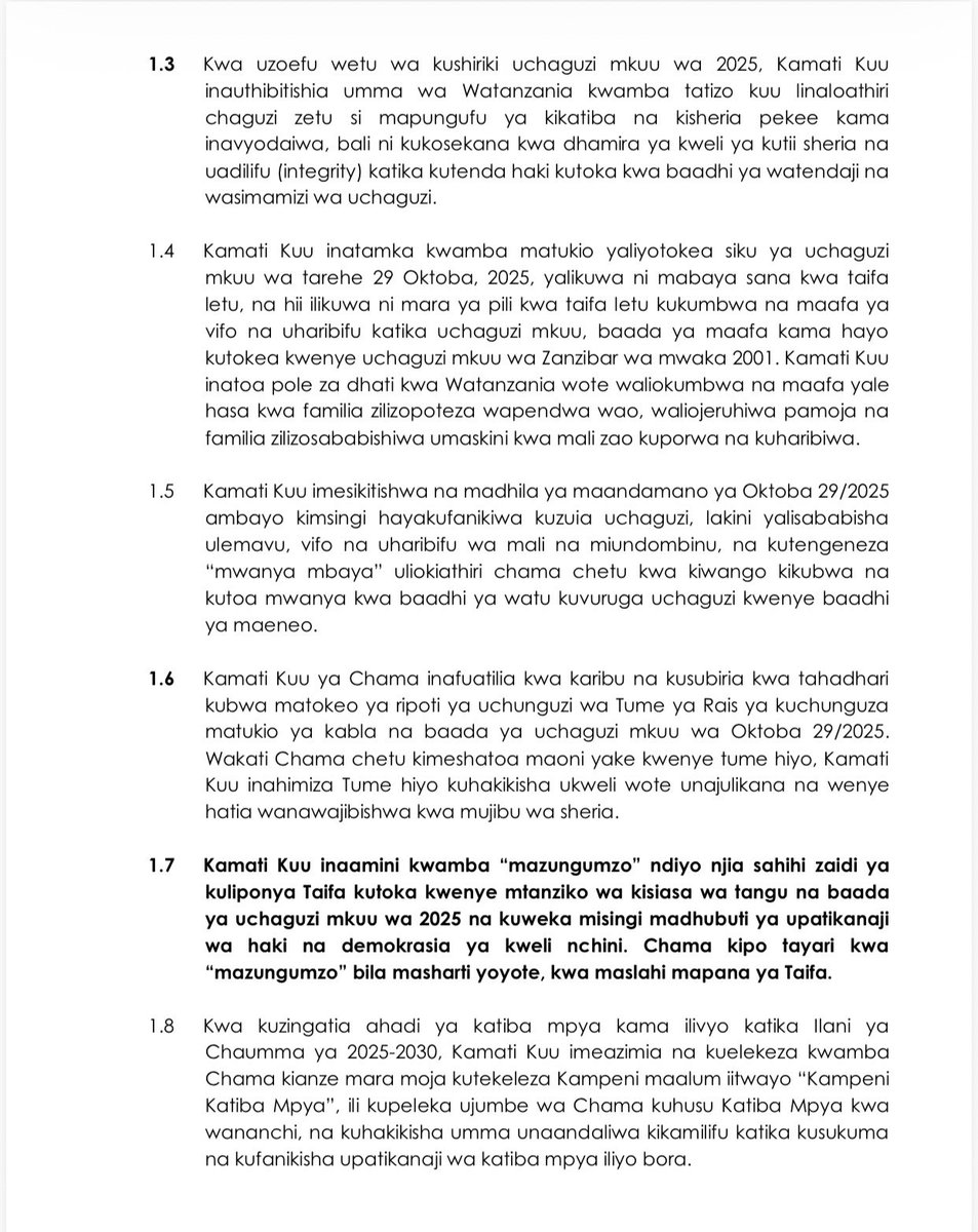 CHAUMMA Tanzania tweet media