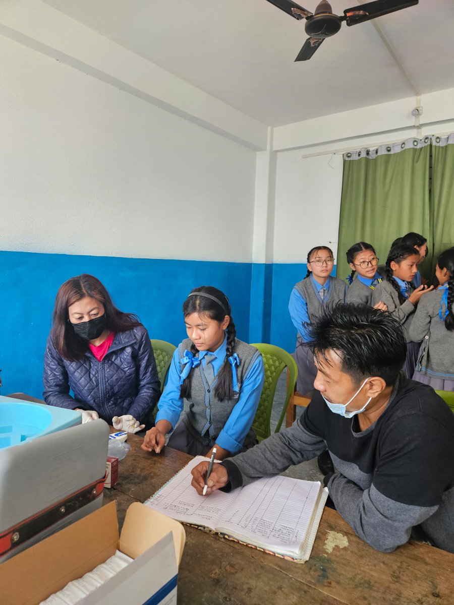 Pink Health Camp in celebration of #wokha District Girl child day and Awareness on importance of De-worming, hpv vaccination campaign, Anaemia,  Ear screening, Anaemia screening,Tt vaccinations, General check up &amp; councelling session held on 10 march 2026 .<a href="/MinistryWCD/">Ministry of WCD</a> <a href="/DC_Wokha/">Deputy Commissioner, Wokha</a>