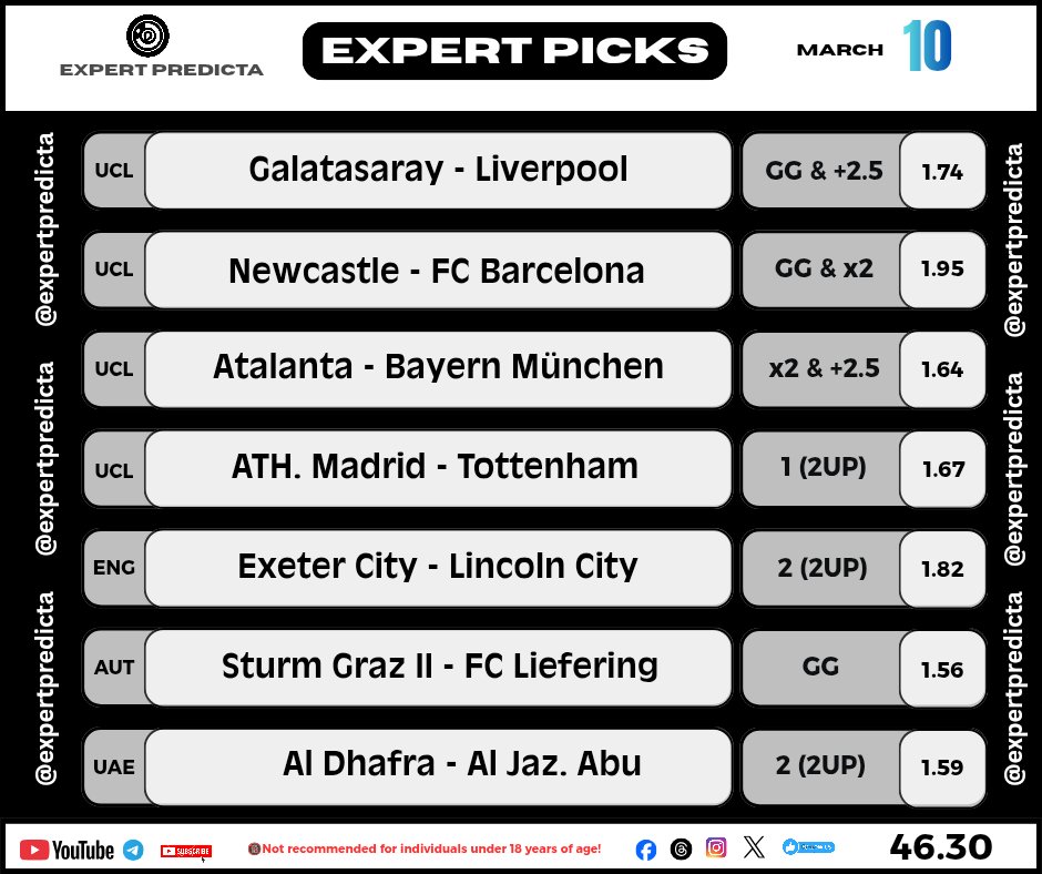 scorewizard7's tweet photo. @HeistBet Expert Futbol Picks ⚽✅
#UEFA #football #predictions #experttips https://t.co/1Uu1HNE6bH