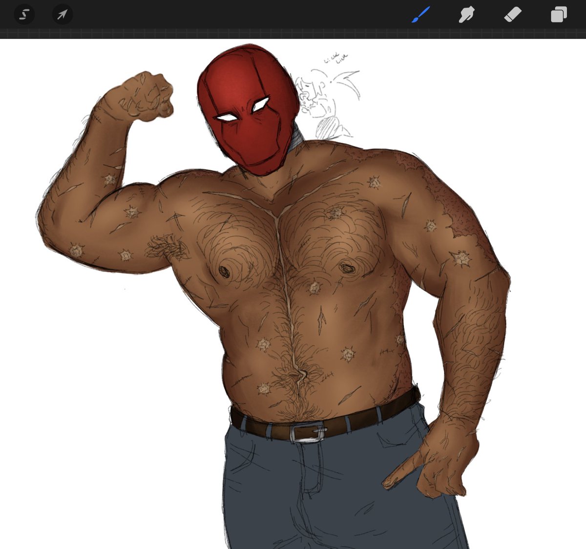 jason doodle to end the night 🤤