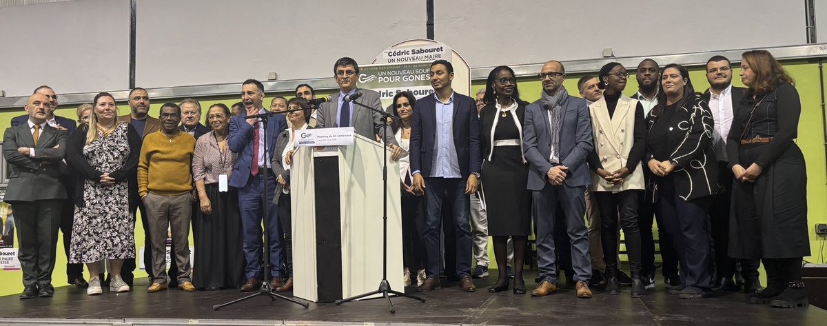 RachidTemal's tweet photo. Hier soir à #Gonesse pour soutenir mon ami et Conseiller départemental @cedricsabouret ainsi que son équipe « Un nouveau souffle pour Gonesse ». 

500 personnes présentes et beaucoup d’enthousiasme autour de cette équipe qui allie sérieux, dynamisme et proximité. https://t.co/maG1tGUpn4
