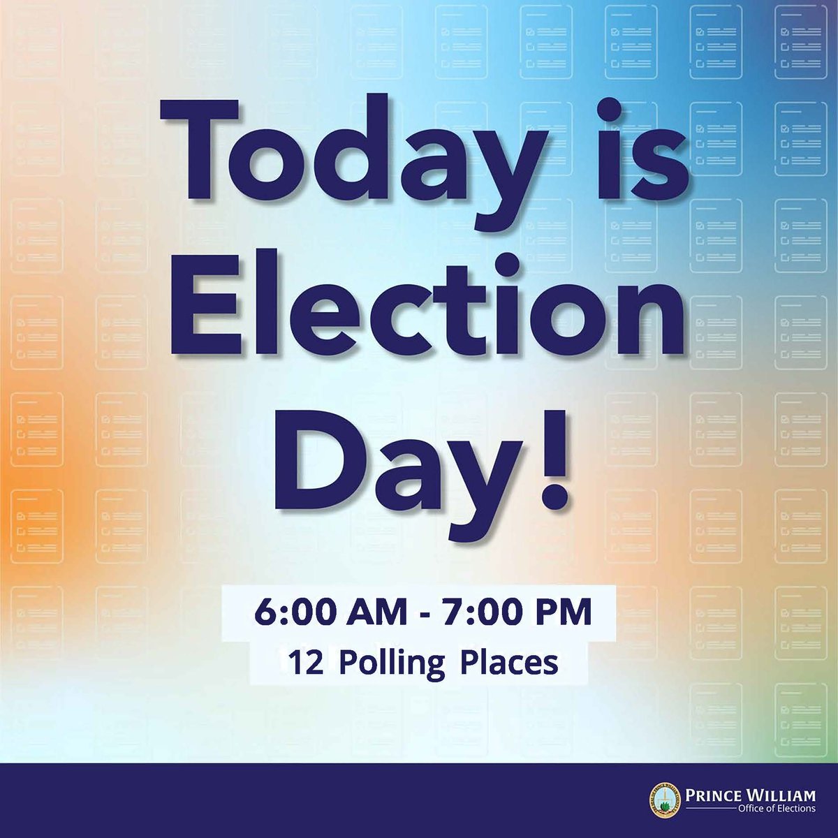 Prince William County Office of Elections tweet media