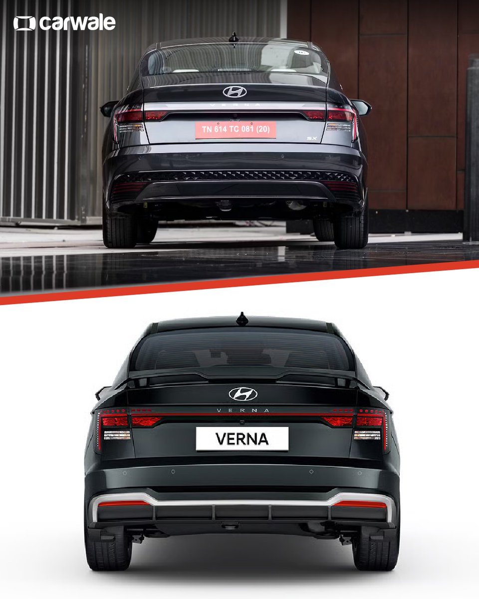 CarWale's tweet image. The #Hyundai #Verna has evolved with a sharper design, updated styling, and more modern elements compared to its predecessor. But how big is the transformation?

Swipe through to see the old vs new Hyundai Verna and tell us which design you like more. 👀👇

#carousel #cwphotos