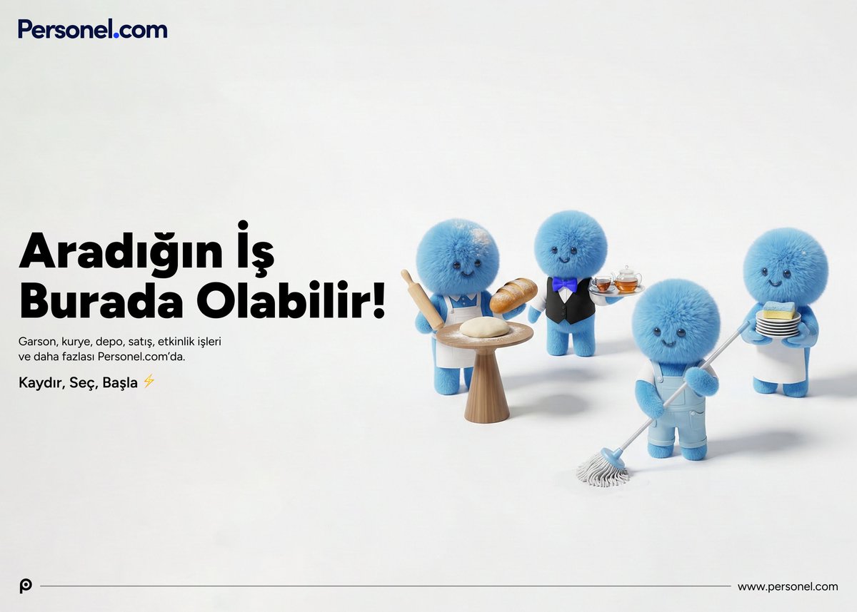 personelcom's tweet photo. Aradığın iş burada olabilir.
Garson, kurye, depo, satış, etkinlik işleri ve daha fazlası https://t.co/BiIsi66VZD’da.
Kaydır, Seç, Başla! ⚡
#Personelcom #İşİlanı #İşFırsatı https://t.co/0Ecc9c9OT5