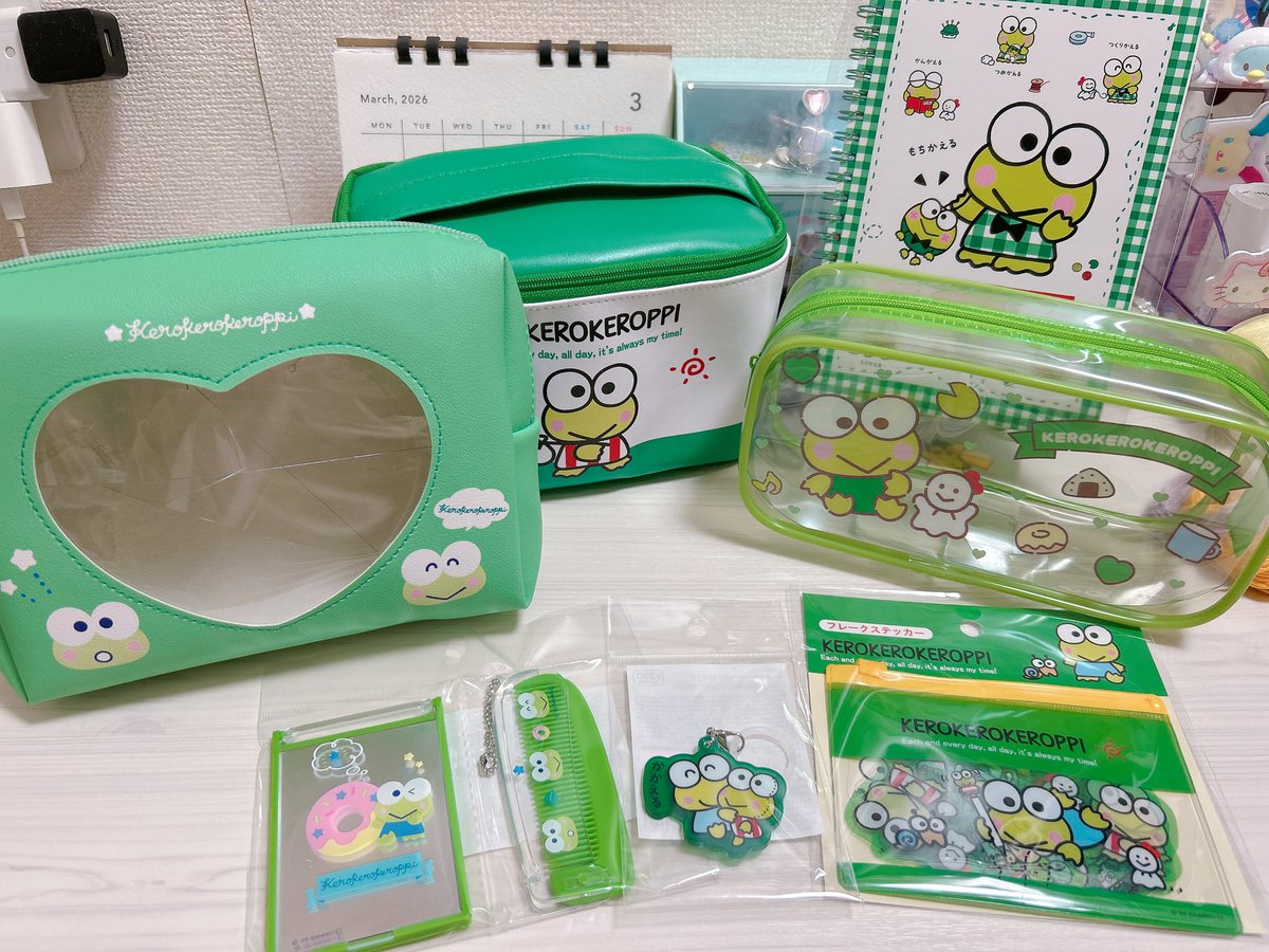 ステキなポストありがとうございます💚 いろんな「けろけろけろっぴ
