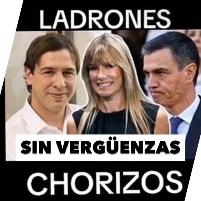 Que vergüenza:

Nunca un presidente del 
gobierno había sido tan 
CORRUPTO.

Que pvta vergüenza. 🤬

Si estas de acuerdo, PÁSALO.
