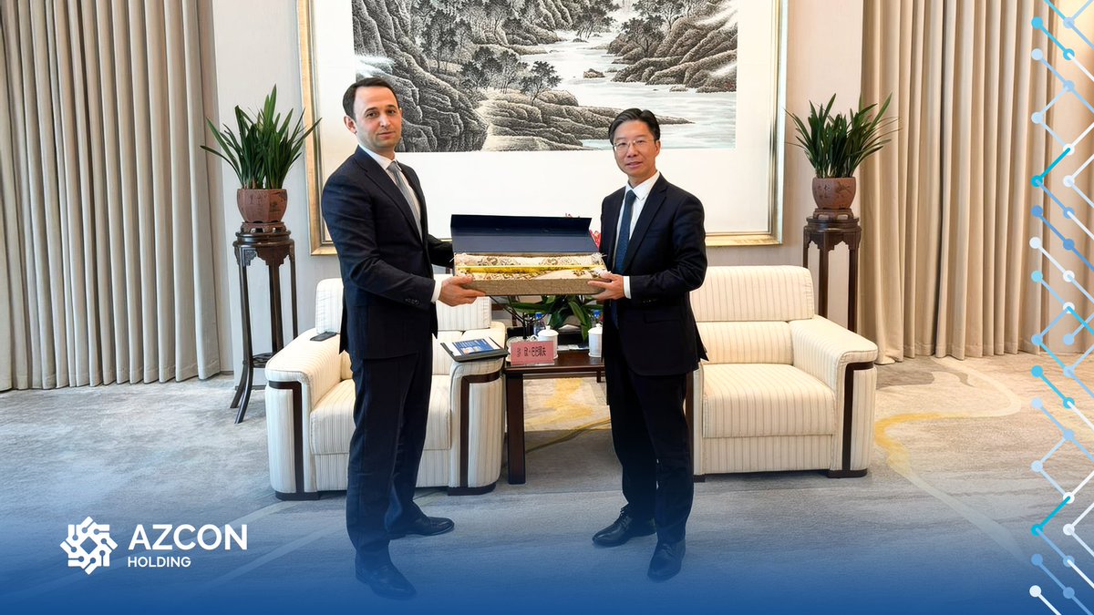 ✅ AZCON Holding-in icraçı direktoru Şahin Babayevin rəhbərlik etdiyi nümayəndə heyəti Çinə səfər çərçivəsində Çin Logistika Qrupunun İdarə Heyətinin rəhbəri və baş meneceri cənab Xu Honqun rəhbərlik etdiyi nümayəndə heyəti ilə görüş keçirib.

#AZCON