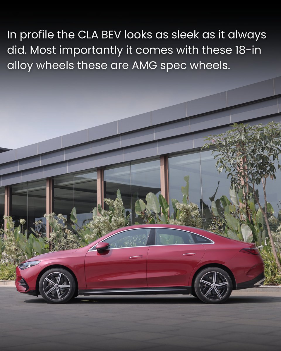 AUTOTODAYMAG's tweet image. 792km range. 800V ultra-fast charging. 142 illuminated stars. ⚡️🌟
The Mercedes-Benz CLA Electric has officially landed in India, starting at Rs 55 Lakh. From its impressive efficiency to the all-new MB.OS tech, we broke down every detail.
#MercedesCLA #ElectricIndia #NewCar