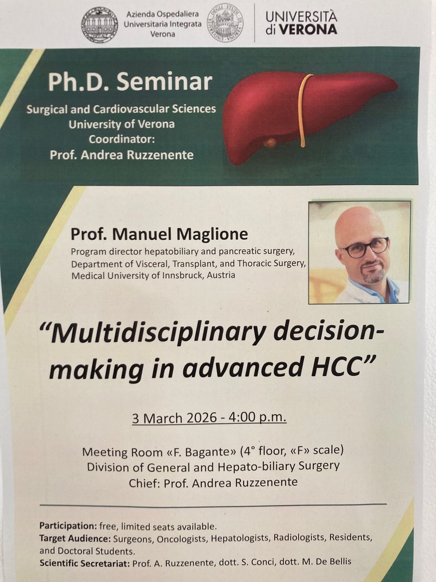 General and HPB Surgery - Verona tweet media