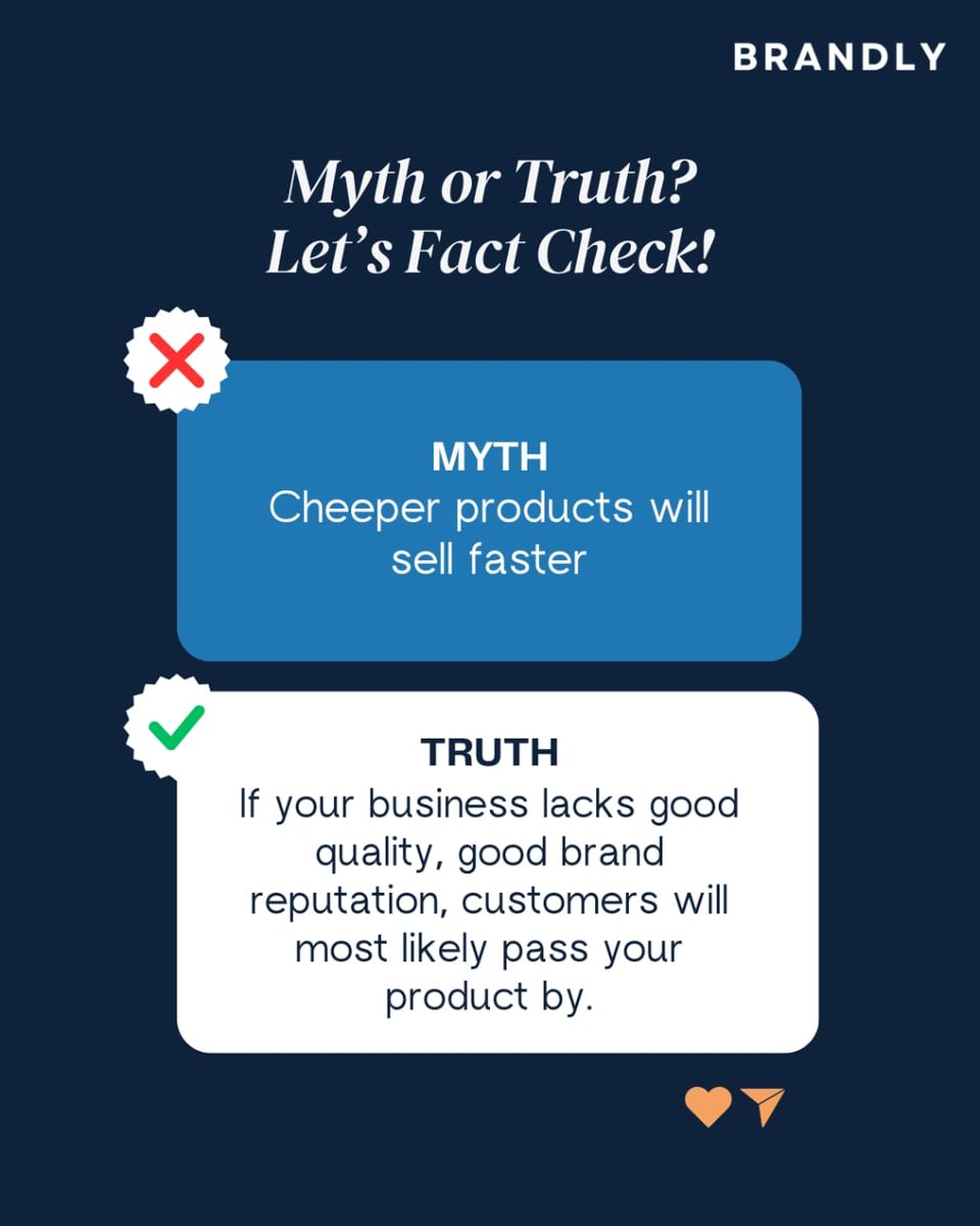 brandlybypis's tweet image. Cheaper products are usually assumed to be of less quality by potential buyers.

Let your products stand out anytime, any day 🤏.

#brandlybypis 
#entrepreneurship 
#sellingstrategy