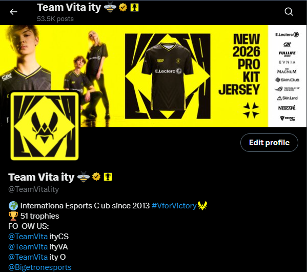 Team Vitality 🐝 tweet media