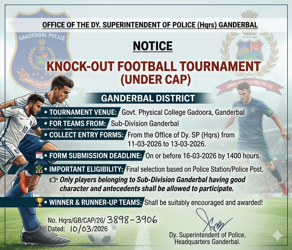 Ganderbal Police tweet media