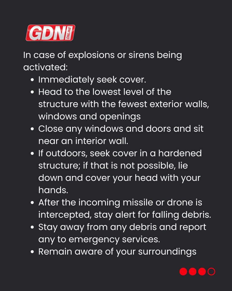 GDNonline's tweet photo. Stay safe and stay prepared

In light of recent events, it is essential to remain alert and prepared. Here's a list of emergency contacts and safety protocols to help keep you and your family safe.

SAVE AND SHARE! https://t.co/pDiDZW1RZy