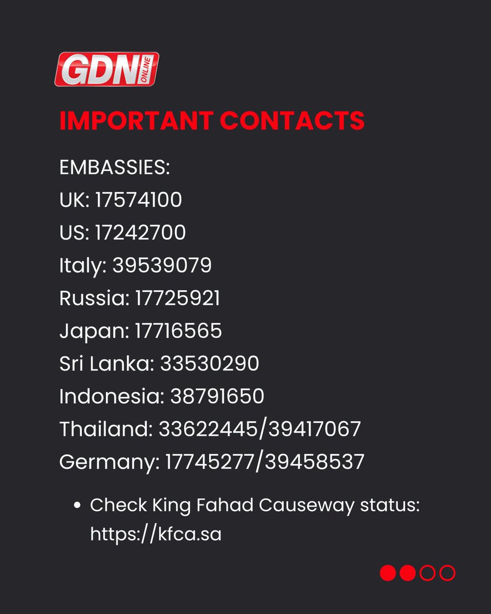 GDNonline's tweet photo. Stay safe and stay prepared

In light of recent events, it is essential to remain alert and prepared. Here's a list of emergency contacts and safety protocols to help keep you and your family safe.

SAVE AND SHARE! https://t.co/pDiDZW1RZy