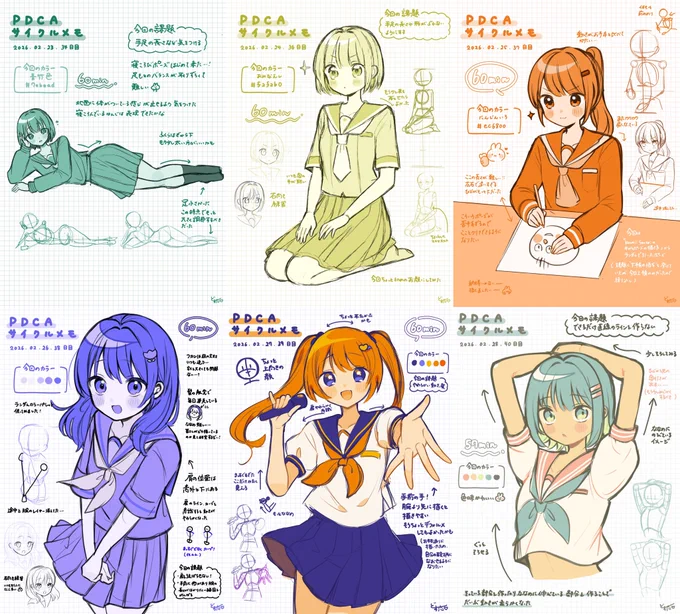#どす恋ランダム素体チャレンジ
6週間目まとめ 