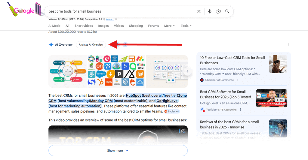 kweverywhere's tweet photo. Google's AI Overviews are a black box for most SEOs.

Not anymore.

Keywords Everywhere lets you analyze every source Google cites  Pool Rank, Displayed Rank, DA, Organic Rank &amp; more. In one click. https://t.co/pLczb516cf