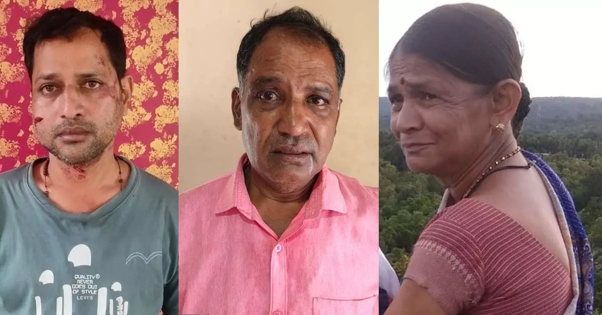 HateDetectors's tweet photo. Two brothers have been arrested for the murder of an elderly woman in #Manipura, #Kaup, #Udupi.
The arrested have been identified as Praveen Mendonca and Valerian Mendonca.
The brothers would occasionally consume alcohol with one of their neighbours, identified as Vanaja Poojarthi (60).
Between 5 pm on Monday, March 9, and 7 am on Tuesday, March 10, over a trivial issue, Valerian and Praveen allegedly attacked Vanaja Poojarthi with a sharp instrument, resulting in her death.
A case has been registered at Kaup police station.
A forensic team from KMC, the SoCO team, the dog squad, and fingerprint experts visited the spot and conducted the investigation.