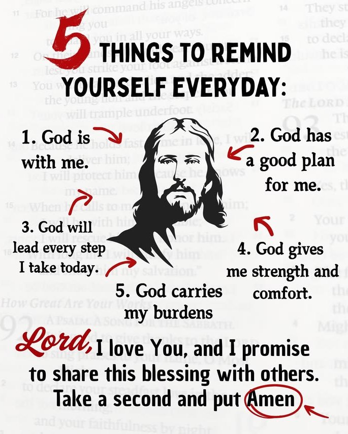 5  Things to Remind Yourself Everyday.