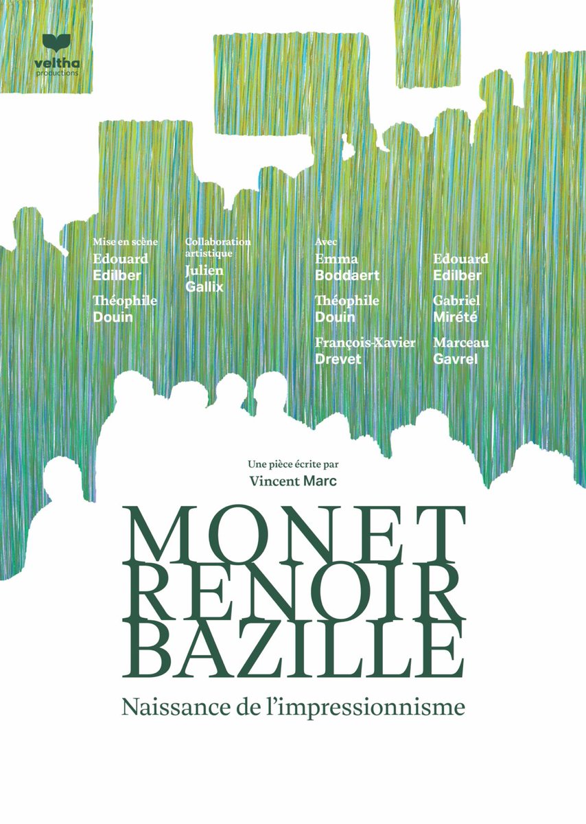 HistoireParis17's tweet photo. 🎭 Jusqu'au 29 mars au @StudioHebertot, l'excellente pièce "Monet Renoir Bazille" de Vincent Marc nous rappelle avec talent que, bien avant d'être exposés dans les plus grands musées du monde, ces trois immenses peintres n'étaient d'abord que trois amis, jeunes artistes désireux de donner un souffle nouveau à la peinture. Membres du fameux "Groupe des Batignolles", c'est en fréquentant dans ce même quartier Manet, Sisley, Degas mais aussi Zola ou Nadar qu'ils vont donner ensemble naissance à l'Impressionnisme...
Nous vous recommandons vivement cette pièce remarquablement écrite, servie par d'excellents comédiens et une mise en scène dynamique et rythmée, qui rappelle un bel épisode de l'histoire des Batignolles.
📍 Studio Hébertot, 78 bis boulevard des Batignolles,
 75017 Paris, M° Rome ou Villiers
🎟️ Réservations : https://t.co/k99Z30lldg (également sur BilletRéduc)