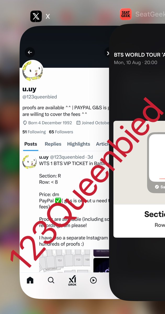 123queenbied's tweet photo. WTS 1 BTS VIP TICKET in Baltimore day 1

- Seat: Section R and Row < 8
- Price: face value (PayPal g&amp;s is ok but u need to pay for the fees) 
- Proofs available 
- Willing to face time

I have also a separate Instagram account with hundreds of proofs :) https://t.co/kCNODOJ1Uk