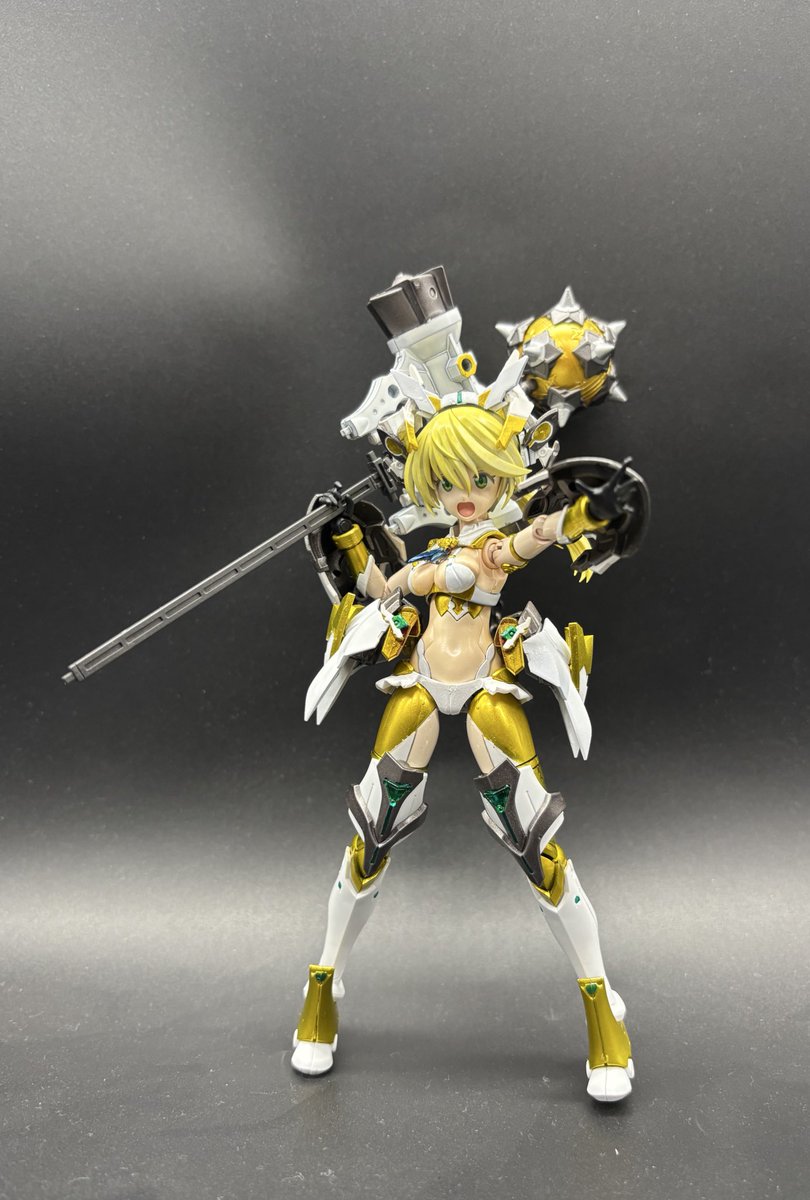 decade14937561's tweet photo. [サラ-アッシュ]

マクシオン軍重騎士部隊長
クラッシュハンマーを振り回す元気娘

「全部壊しちゃえ！！」

1/2
#第3回30MS選抜オーディション https://t.co/SeHZfuygiJ