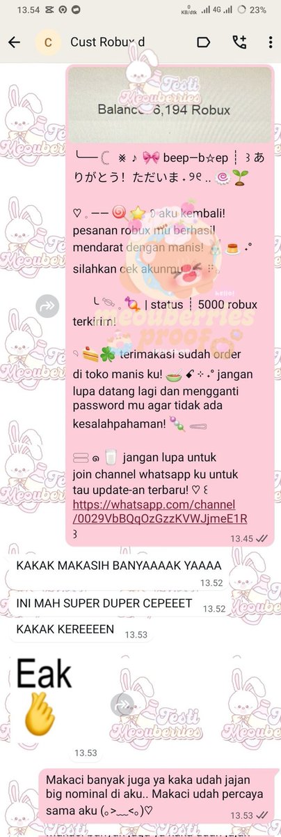hezroz's tweet photo. @meongiiec_c buyi robak di kedai imup aku kaka (´˘`๑) ♡︎ fast proses dan pastinya aman terpercaya 🍡🧁 https://t.co/22K6IxshLG