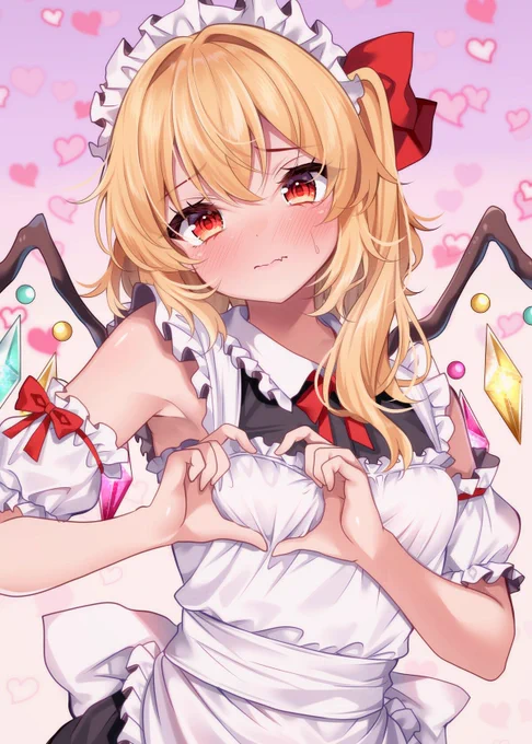 メイドフランちゃん このポーズまじで可愛いよな!! #東方Projectㅤ