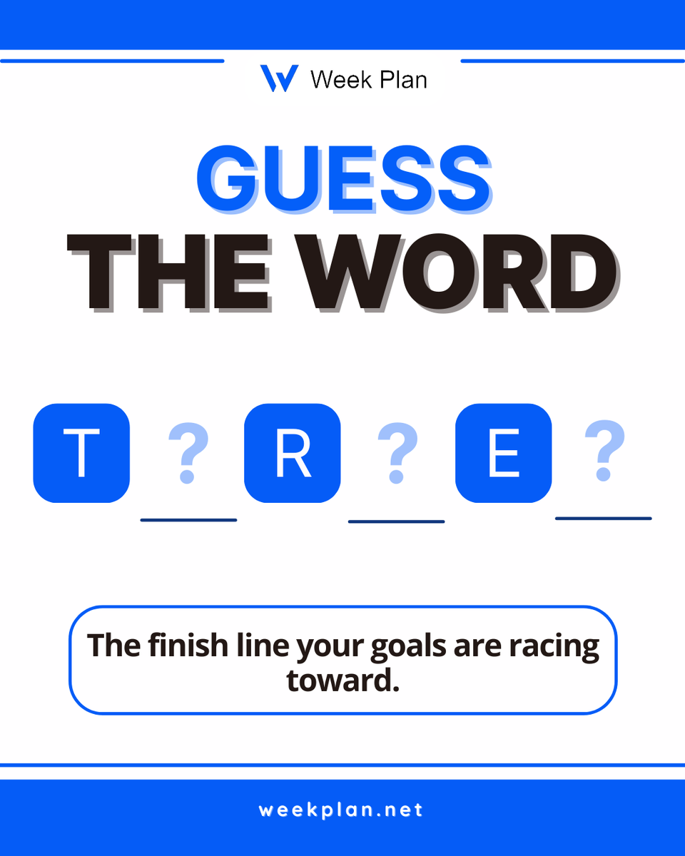 Week Plan (web app) tweet media