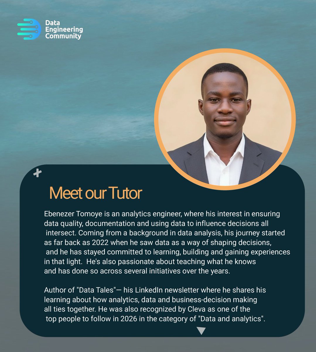 Data Engineering Community (DEC) tweet media