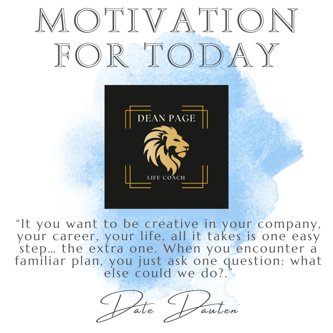 Dean Page Life Coach tweet media