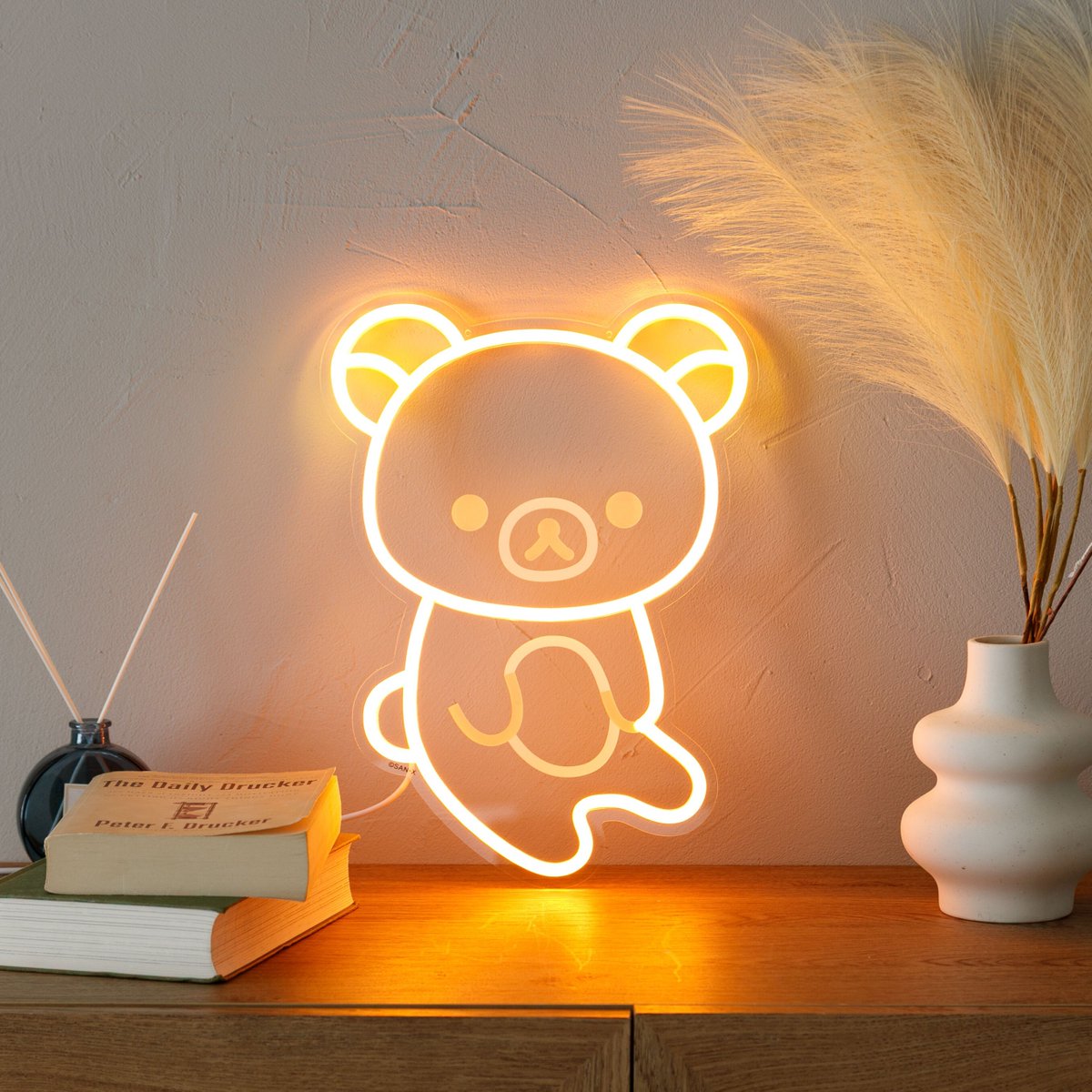 🐻リラックマ LEDネオンライト💡 どこか懐かしく、でも新しい✨ 10段階