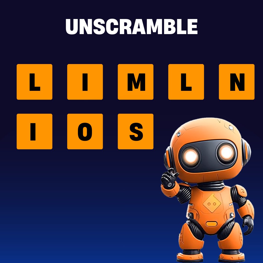 Bitsler's tweet photo. Unscramble Problem! 🔠

💬 Comment the correct word + Bitsler username + #Bitsler
🎁 10 winners will get 10 BOOM Cash Spins!
🕒 Ends March 12th!

https://t.co/Q8odoOSljf

 #UnscrambleGame #WordPuzzle #CryptoGiveaway #Bitsler https://t.co/jZRMSJUBYV