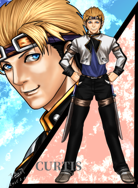 RIO_BUYTEN's tweet photo. オリキャラのカーティス君。
全身って描いてなかったっけか？と思ったら引用で描いてた。
前回のネハ姐さんと比べると微調整程度。
もしかしたらまたこの一団のキャラ描くかもだから背景統一させようかと。

#オリジナルキャラクター　#oc
#イラスト https://t.co/GzvGSK7IcY
