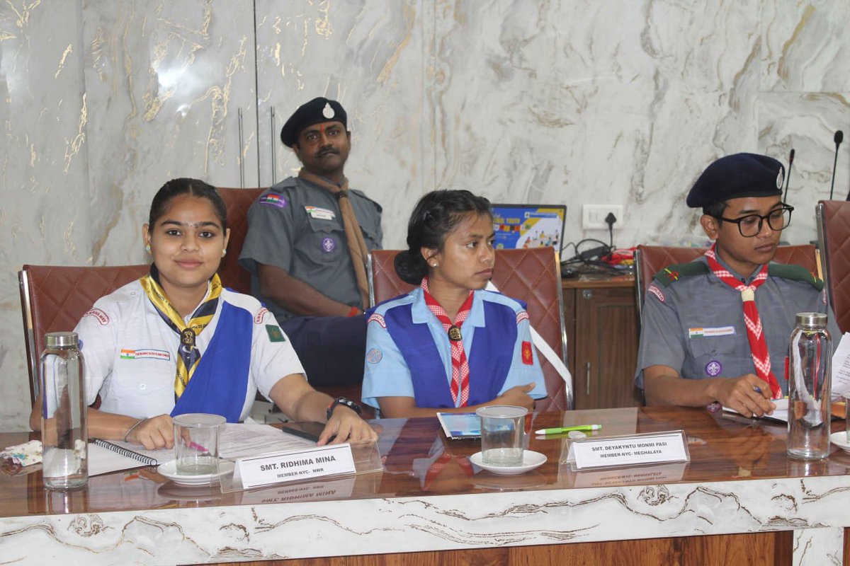 bsgnwr's tweet photo. Ms. Ridhima Mina, Member of the National Youth Committee representing North Western Railway State BS&amp;G, attended the National Youth Committee Meeting held on 8 March 2026 in Delhi, where youth representatives from different regions of the country came together. 
@bsgnhq https://t.co/vFLuyG5zSA