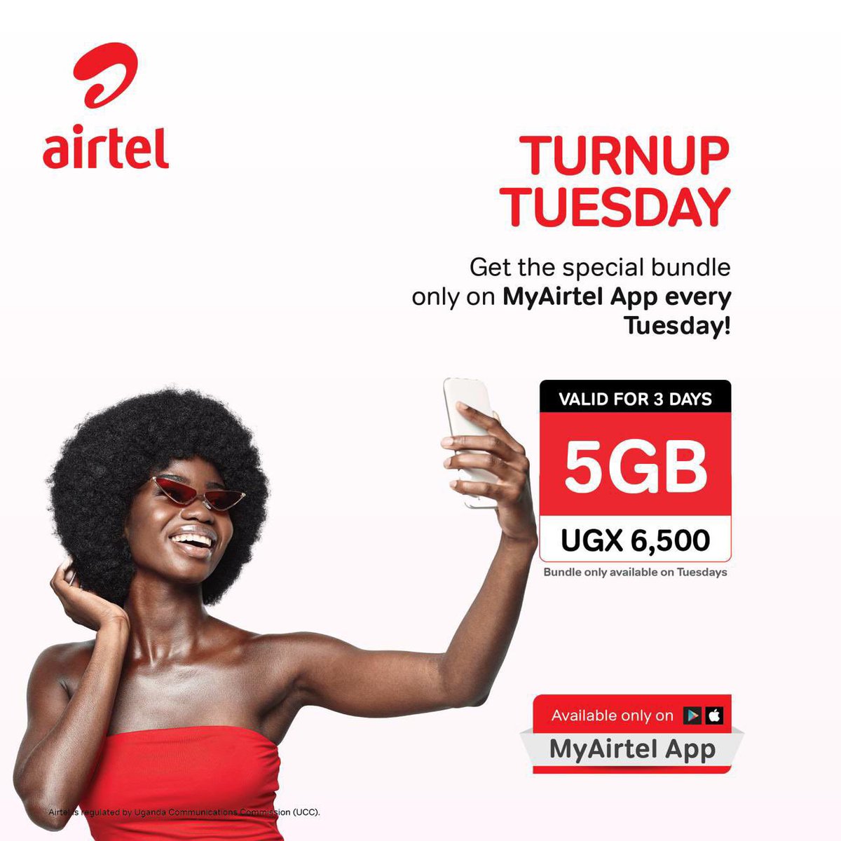 Baram_256's tweet photo. The Turn Up Tuesday is back courtesy of @Airtel_Ug, the smartphone network. 

Load to chat with your crew, and keep the vibes going.Use the #MyAirtelApp to activate your bundle now.

#TurnUpTuesday https://t.co/si0lg3OjTW