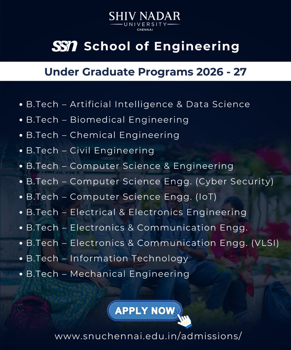 SSN Institutions tweet media
