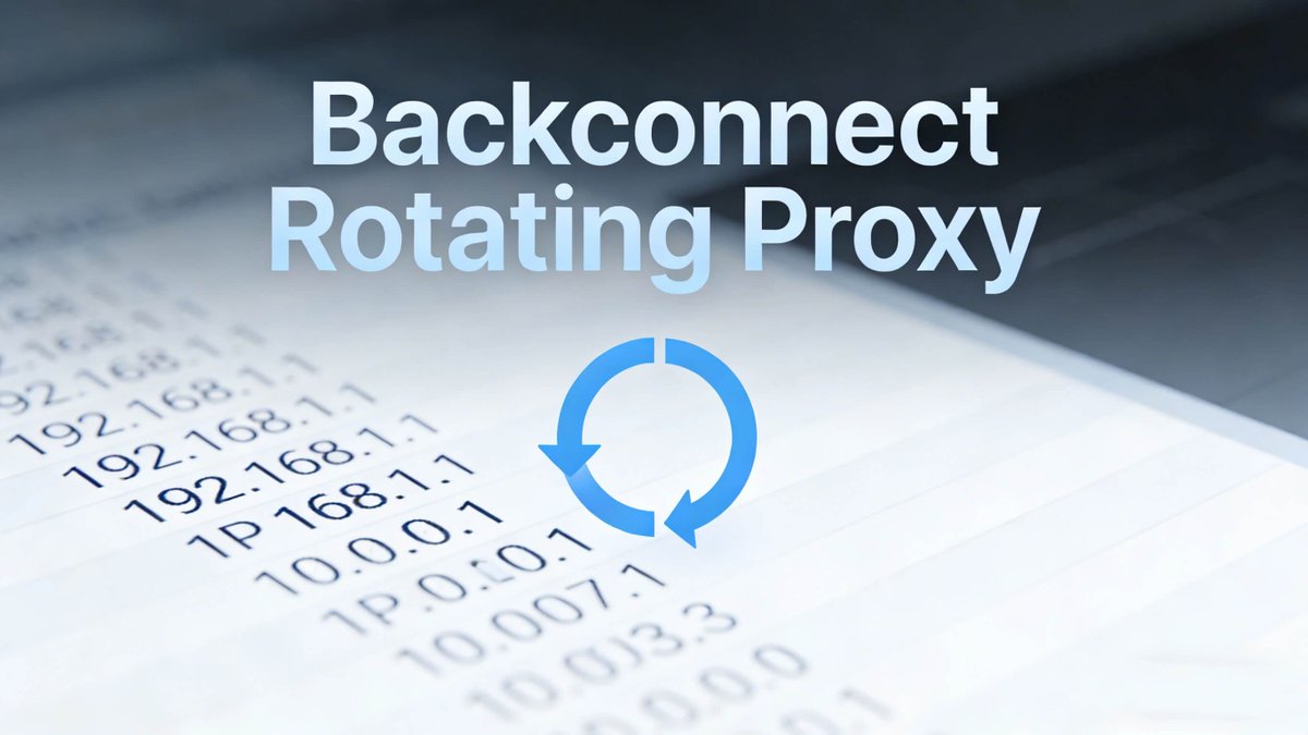 ipoasis2024's tweet image. Backconnect Rotating Proxy: How It Works for Web Scraping and Automation 

ipoasis.com/blog/backconne…

#Backconnect #proxy #proxies #rotating