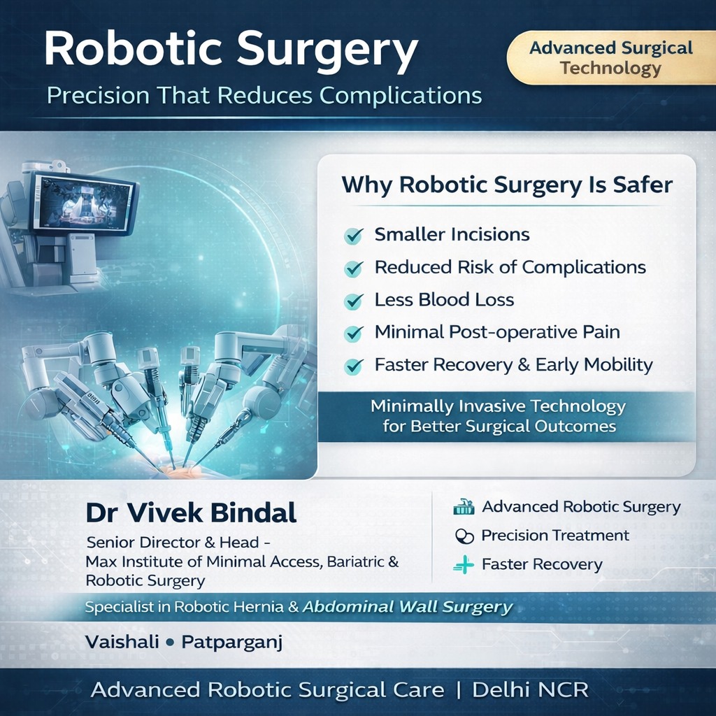 Dr. Vivek Bindal |Robotic and Laparoscopic Surgeon tweet media
