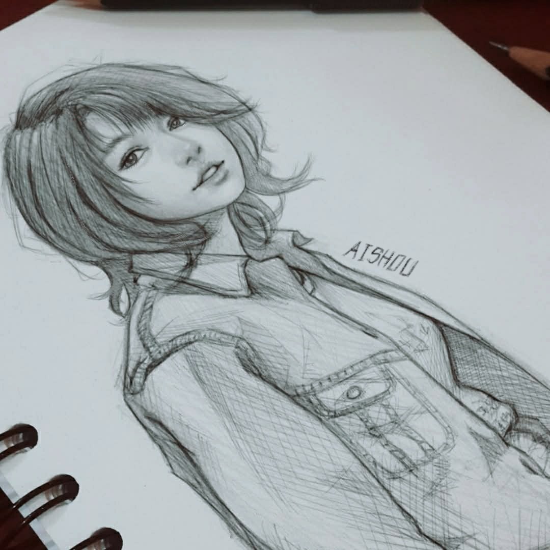 Aishou___'s tweet image. ✏ 🍓 (Old Artwork)
#repost #pencildrawing #illustration