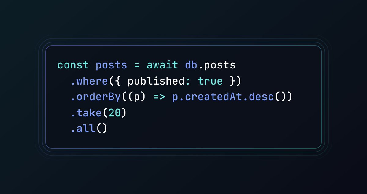 Prisma Postgres tweet media