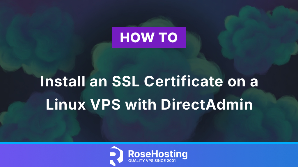 Secure your Linux VPS with ease by installing an SSL certificate through DirectAdmin. Our comprehensive guide walks you through the process step by step: rho.st/kf5nv