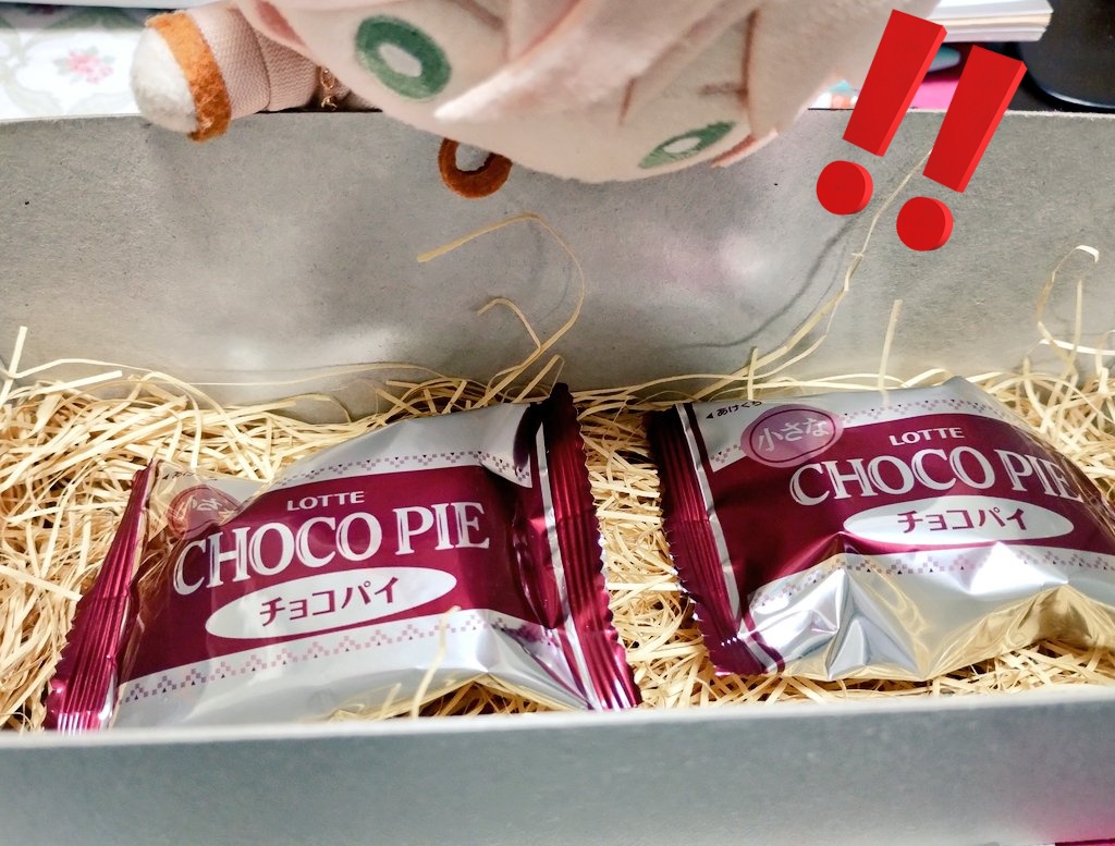残っていた小さなチョコパイを美味しいおやつが入っていた箱に入れてたことを忘れていて、箱を片付けようと蓋を開けたら高級おやつの佇まいでチョコパイがこんにちわしたのでテンション爆アゲになった律可ぬい
#enjoy律可ぬいライフ