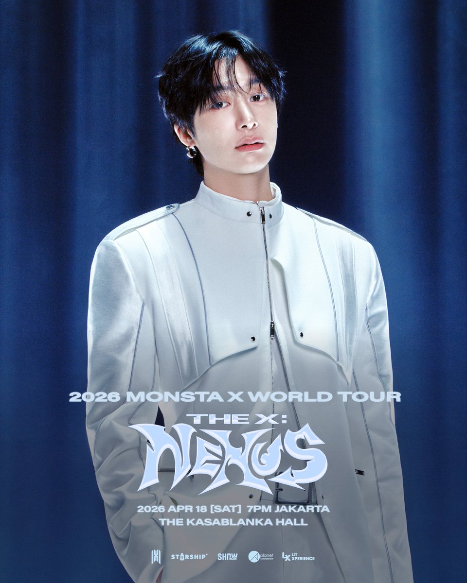 Feel the energy of HYUNGWON live on stage! Join the excitement at the 2026 MONSTA X WORLD TOUR [THE X : NEXUS] IN JAKARTA ✨

Get your tickets exclusively at:
🎟️ LOKET.COM
🔗 monstaxjakarta2026.com 

#몬스타엑스 #MONSTAX #MONSTA_X
#MONSTAX_THEX_NEXUS #MONSTAXinASIA
