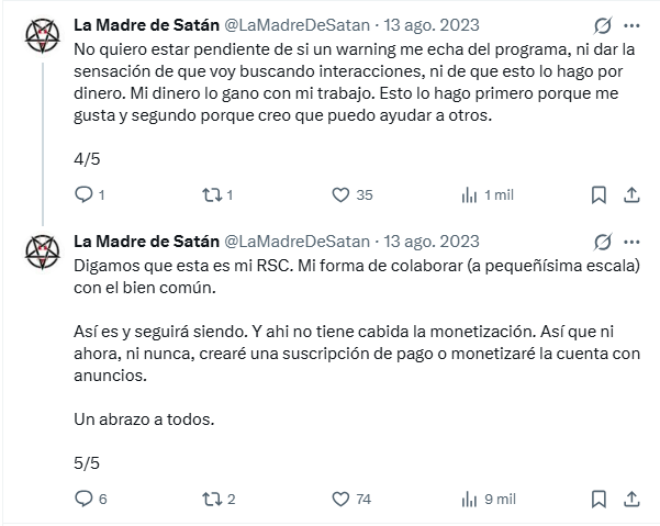 La Madre de Satán tweet media