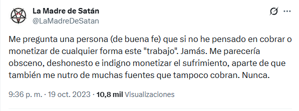 La Madre de Satán tweet media
