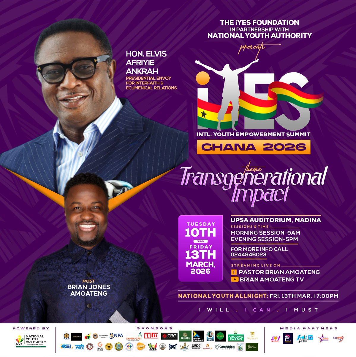 🎯I’ll be speaking at this year’s iYES International Youth Empowerment Summit ( <a href="/iyesglobal/">iYES GLOBAL</a>).

Join the conversation as we explore how today’s leadership can shape the generations of tomorrow. 

𝗕𝗲 𝘁𝗵𝗲𝗿𝗲.

#NextGenImpact | #FutureMakers | #LeadershipLegacy | #iYES