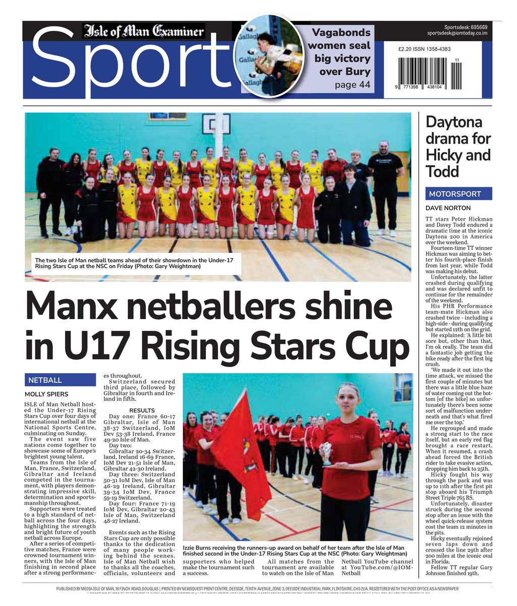 Isle of Man Netball 🇮🇲🏐 tweet media