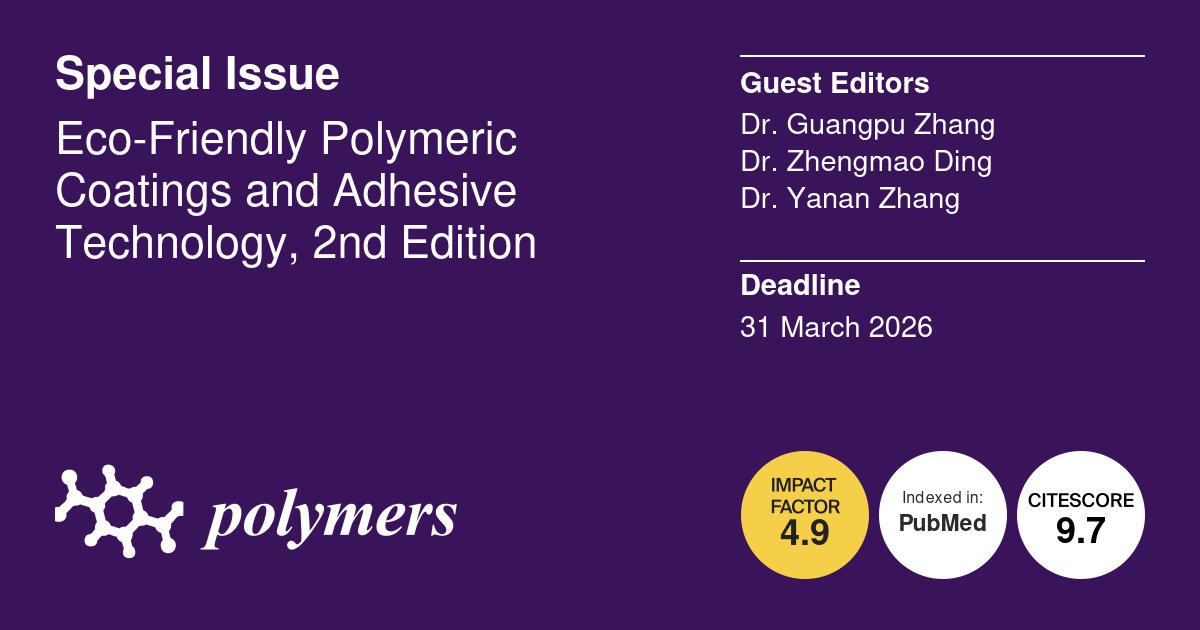 Polymers MDPI tweet media