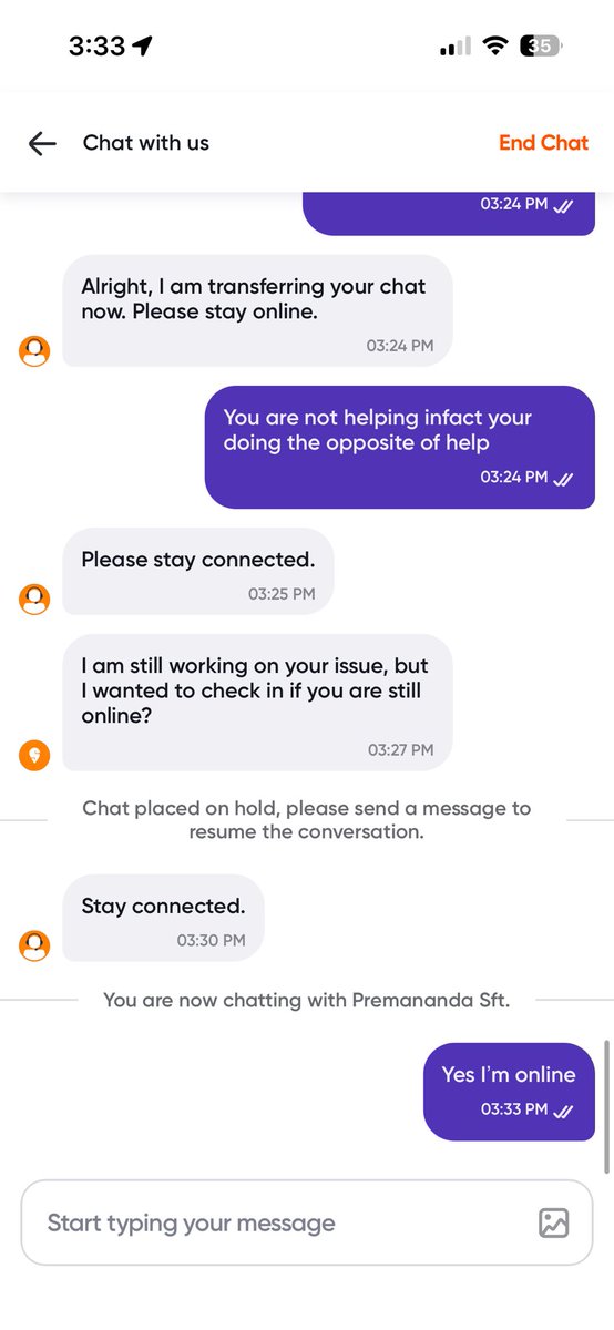 PintoBrizel's tweet photo. @SwiggyCares Three times same agent was assigned https://t.co/V3TcvoL1PA